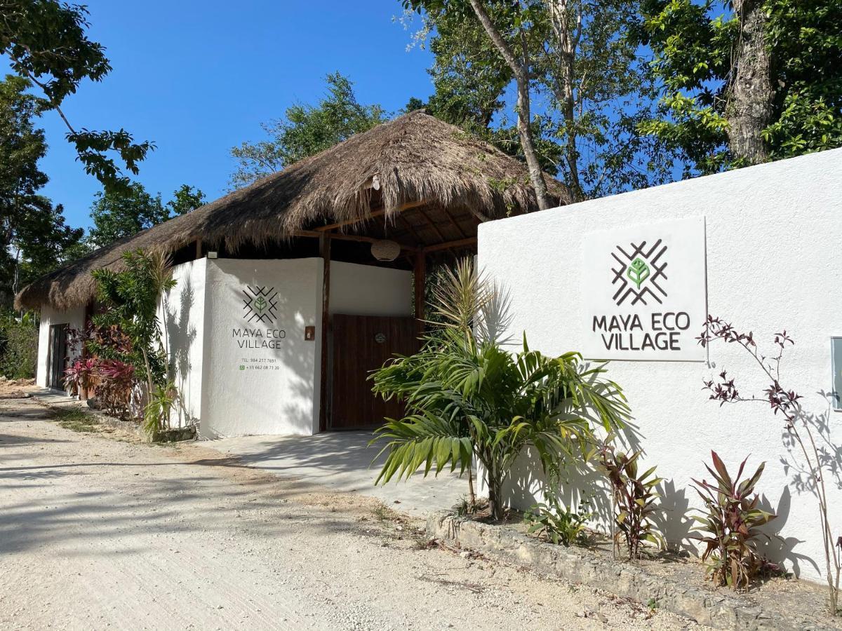 Maya Eco Village Akumal Bagian luar foto